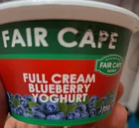 full cream blueberry yoghurt