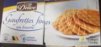 Gaufrette fines au beurre