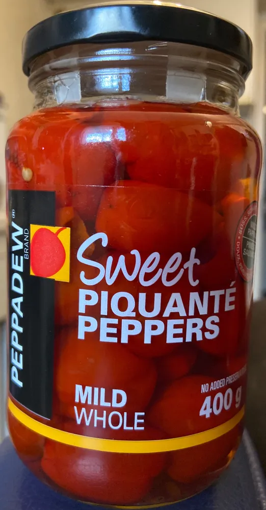 sweet piquanté peppers
