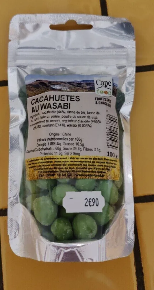 Cacahuètes au wasabi