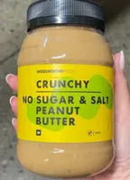 Crunchy no sugar and salt peanut butter