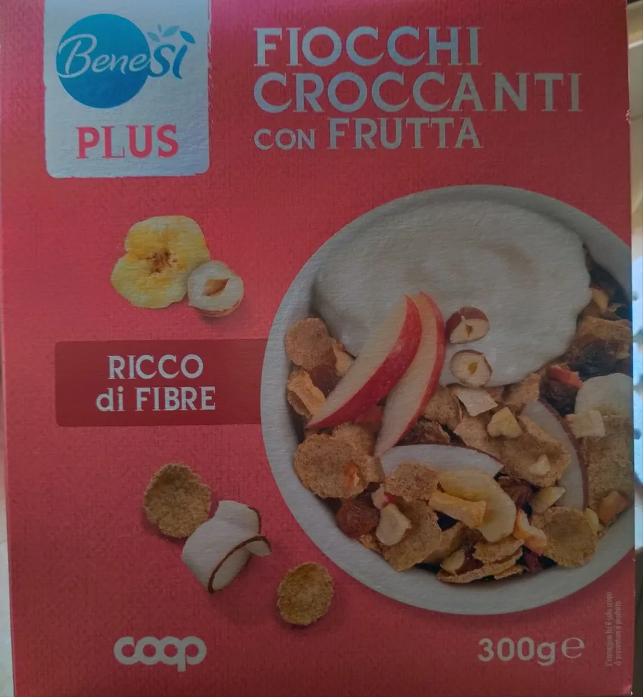 Fiocchi croccanti con frutta
