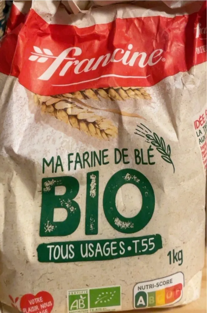 Ma farine de blé bio - Tous usages T.55