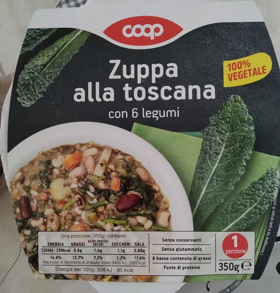 Zuppa alla toscana con 6 legumi