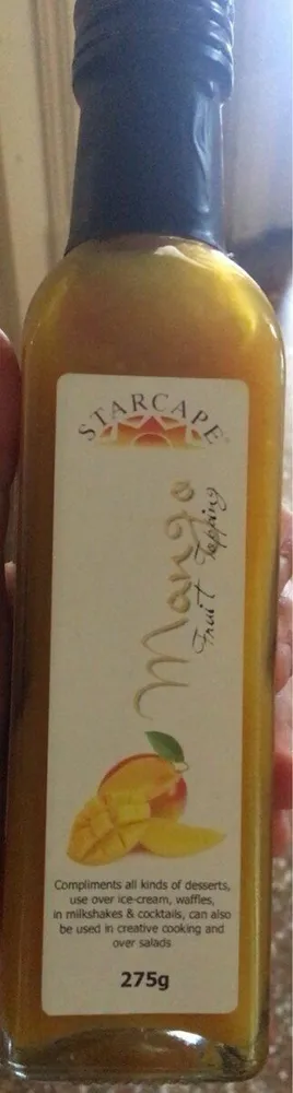 Mango fruit topping