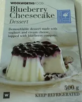 Blueberry cheesecake dessert