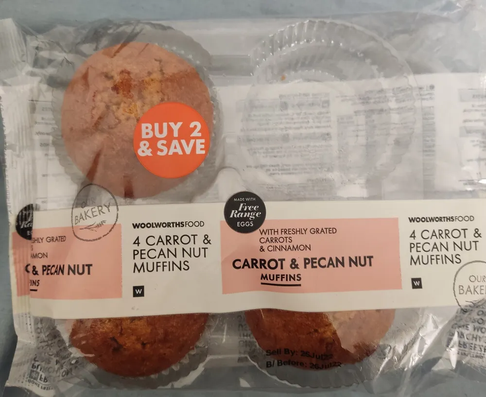 Carrot And Pecan But Muffins