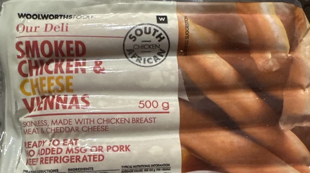 Smoked Chicken & Cheese Viennas
