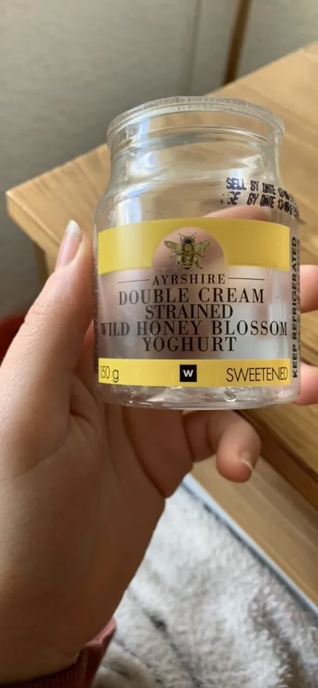 double cream wild blossom honey yoghurt
