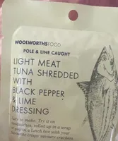 Light Meat Tuna Shredded with Black Pepper & Lime Dressing