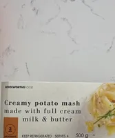 Creamy potato mash made with full cream milk & butter