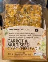 Carrot &multiseed crackkerbread