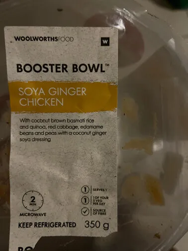 Booster Bowl Soya Ginger Chicken