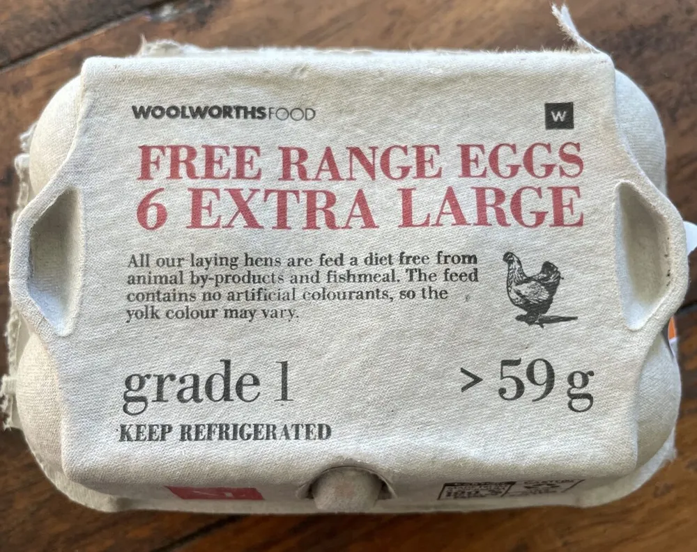 Free Range Extra Large Eggs