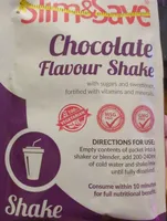 Chocolate flavour shake