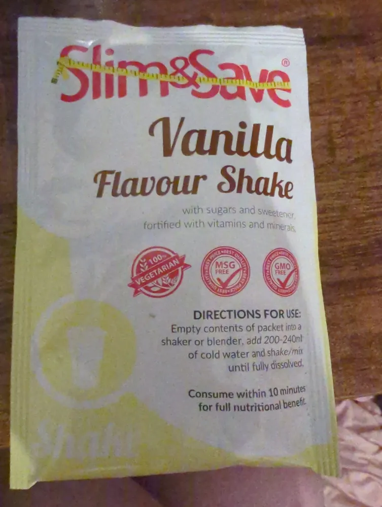 Vanilla flavour shake