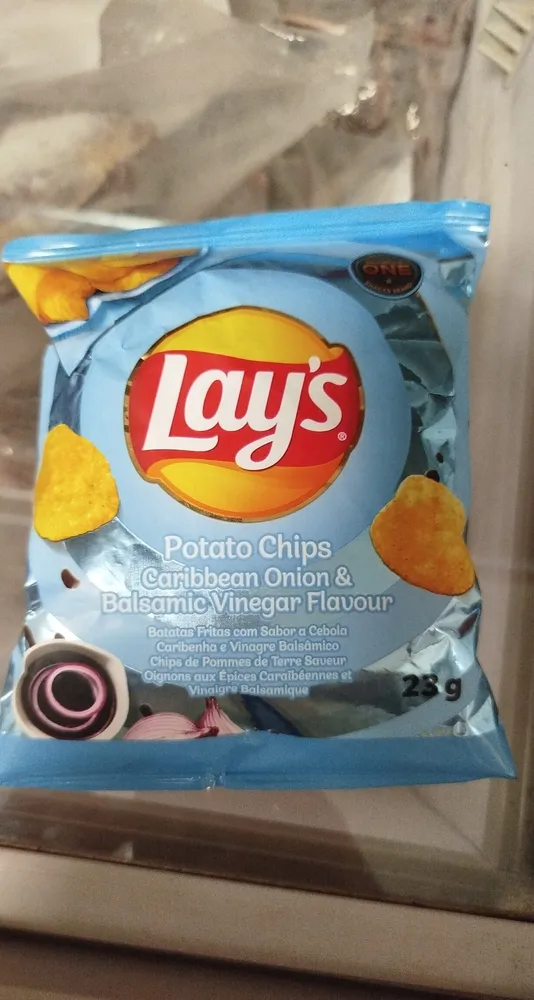 Chips vinaigre et oignions