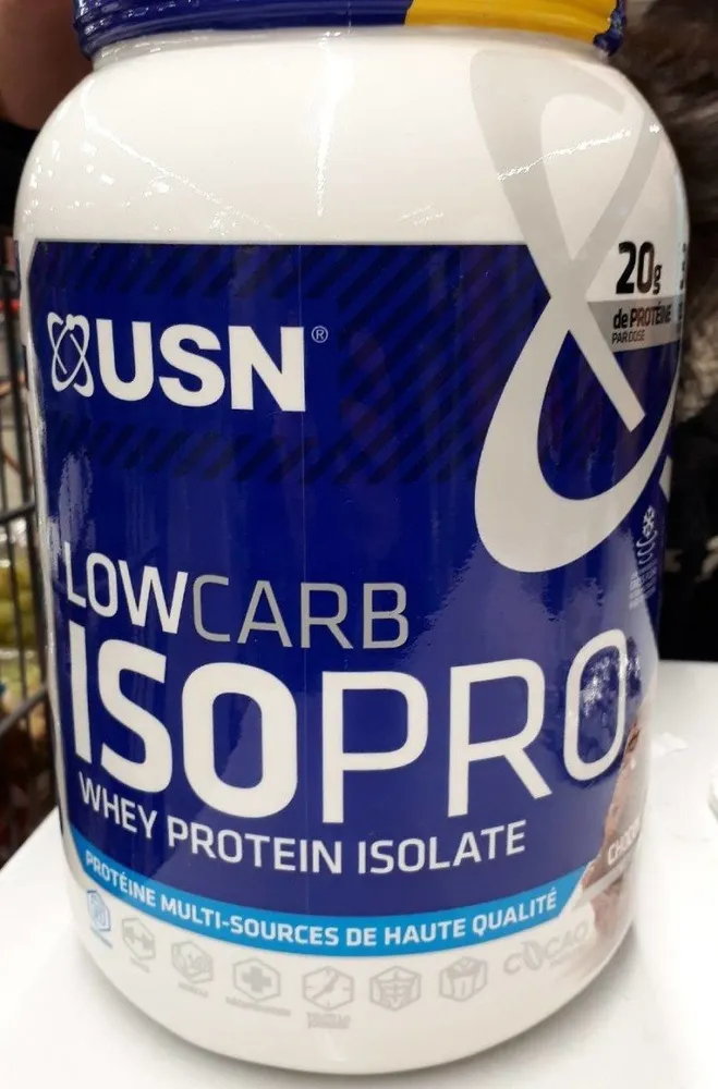 Lowcarb isopro chocolat ice cream
