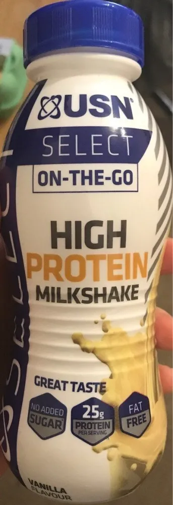 High protein milkshake