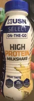 High protein milkshake
