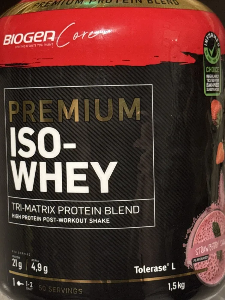 Iso whey premium strawberty