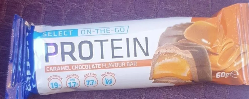 Protein bar caramel chocolate