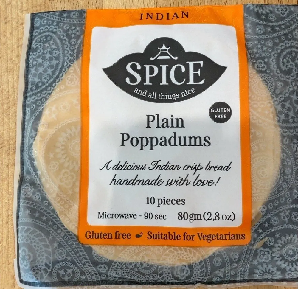 Plain Poppadums