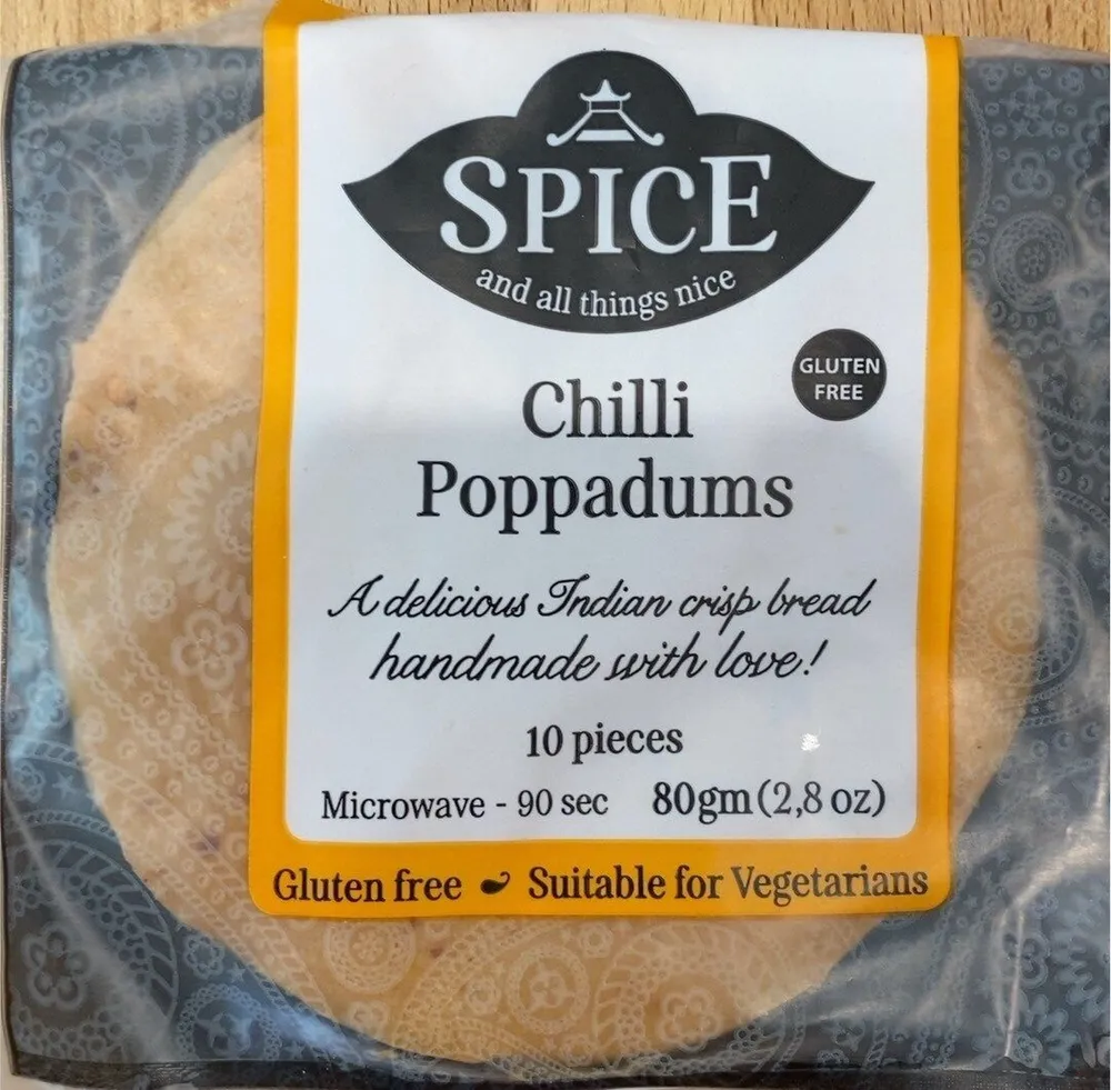 Chili Poppadums