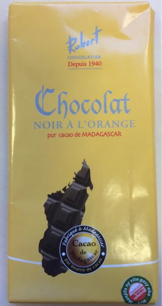 Chocolat noir à l'orange