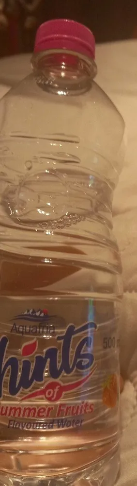Summer fruits flavoured water