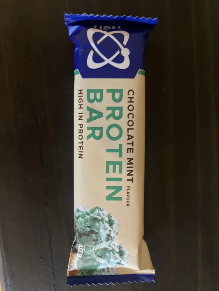 Chocolate mint protein bar