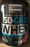 Hardcore Whey GH Saveur Fraise 2 KG - Usn