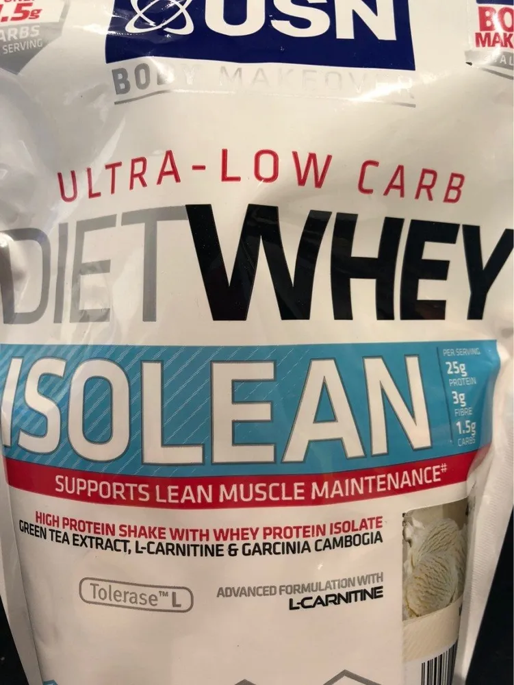 Bulk Deal 12 X Usn Diet Whey Isolean Vanilla 454G