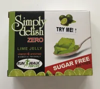 Simply Delish Zero Sugar Lime Jelly