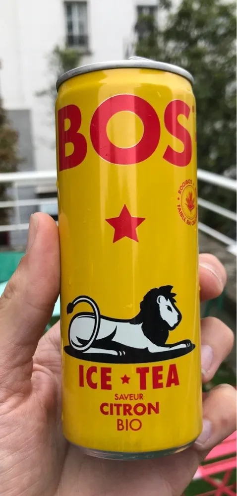 BOS ice tea Citron