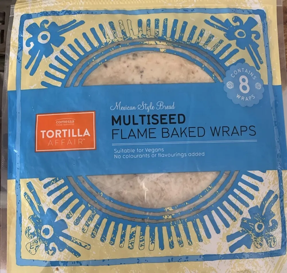 Multi seed Flame Baked Wraps