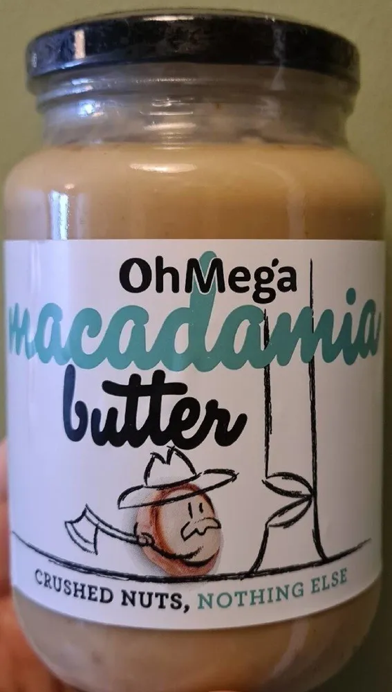 OhMega macadamia butter