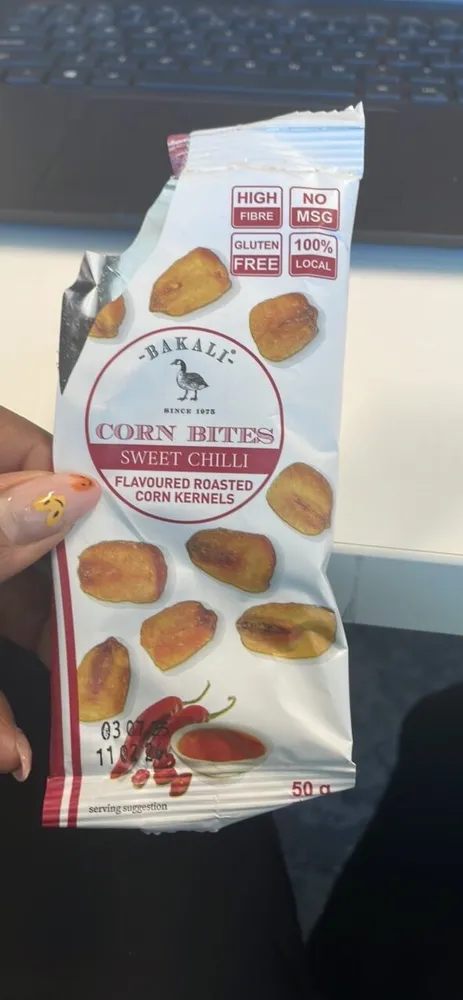Corn Bites Sweet Chilli Flavoured Roasted Corn Kernels