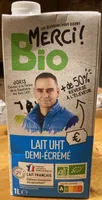 Lait UHT demi-écrémé