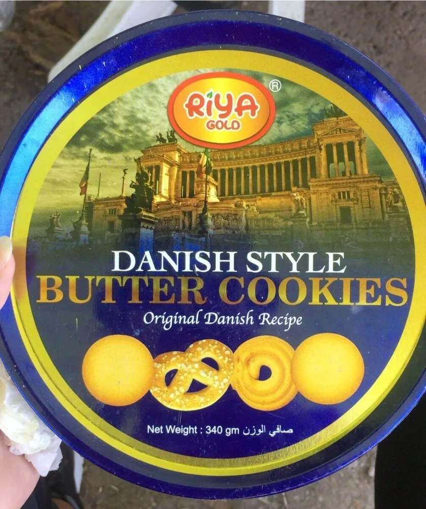 Danish style butter cookies