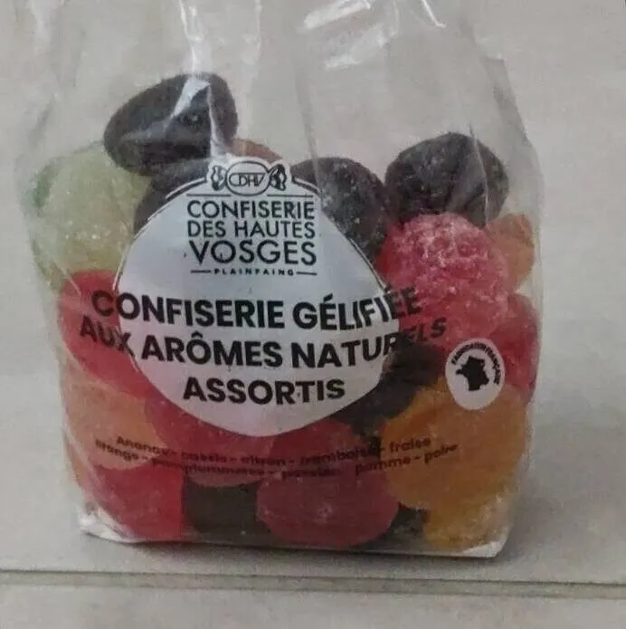 Confiserie gélifiée aromes naturels assortis