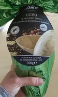 Uovo di cioccolato bianco granella pistacchio mandorla
