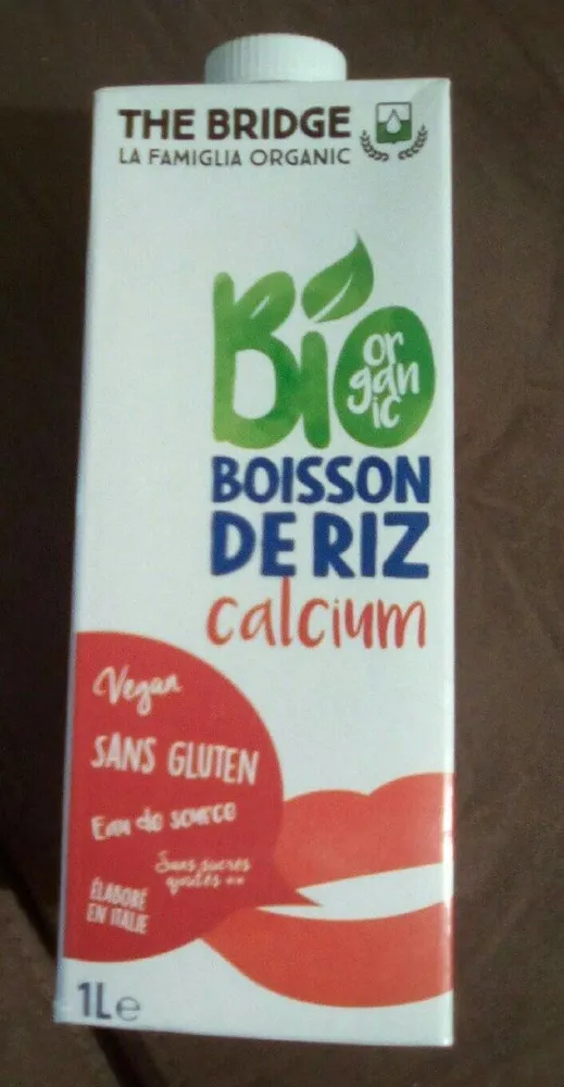 Boisson de riz calcium