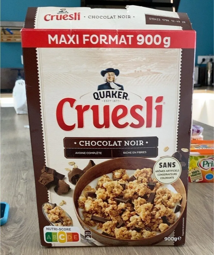 Cruesli chocolat noir