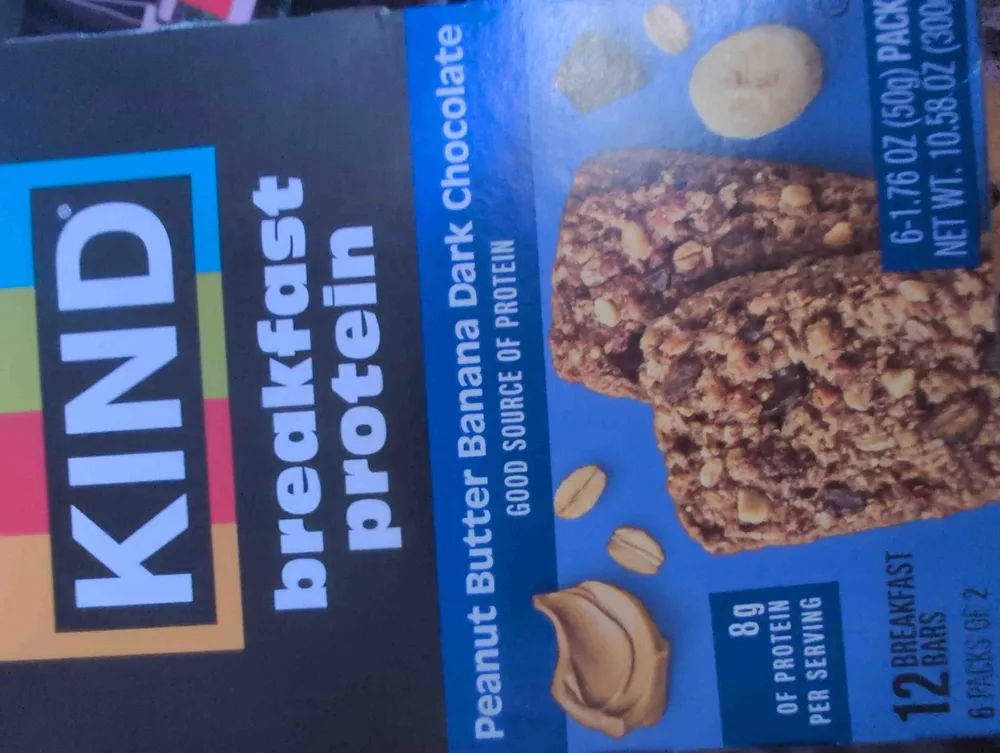 Peanut Butter Dark Chocolate Breakfast Protein Bar
