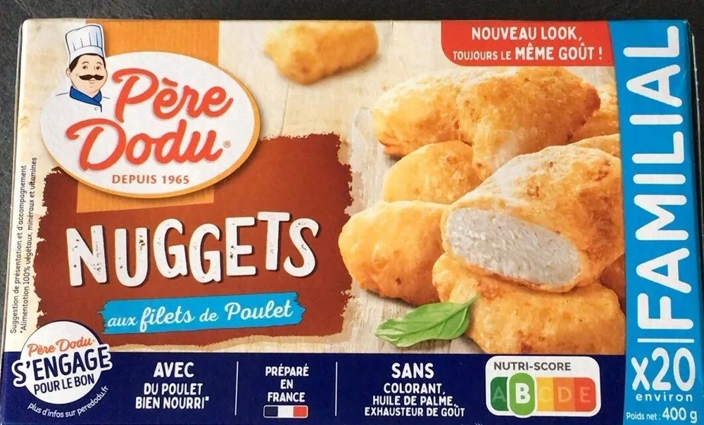 Nuggets aux filets de poulet