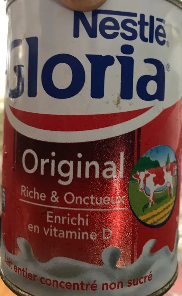 Lait entier concentré