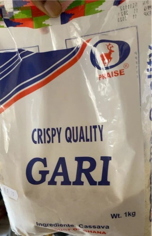 Crispy quality gari