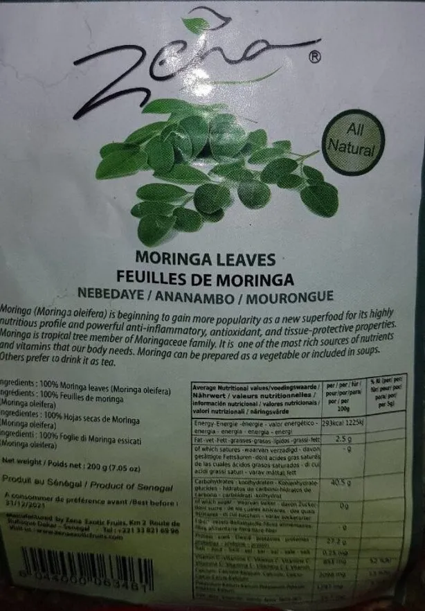 Moringa leaves