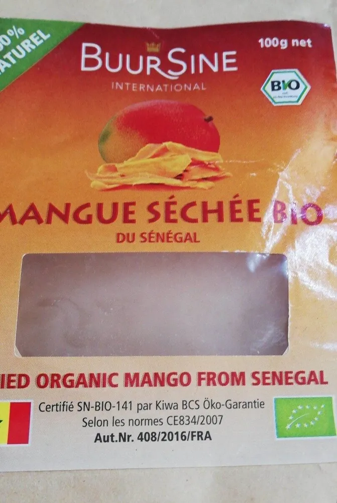Mangue séchée bio